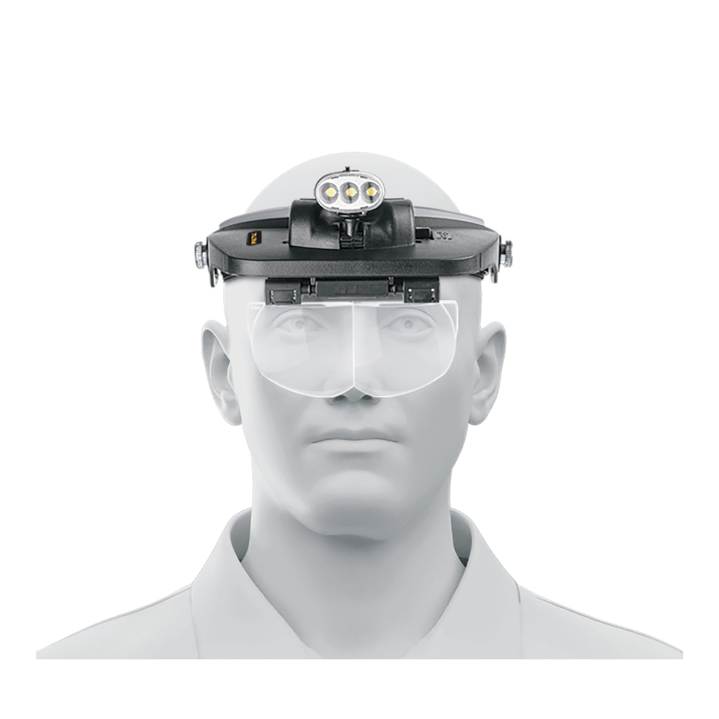 Lupa optovisor de 3 LEDs