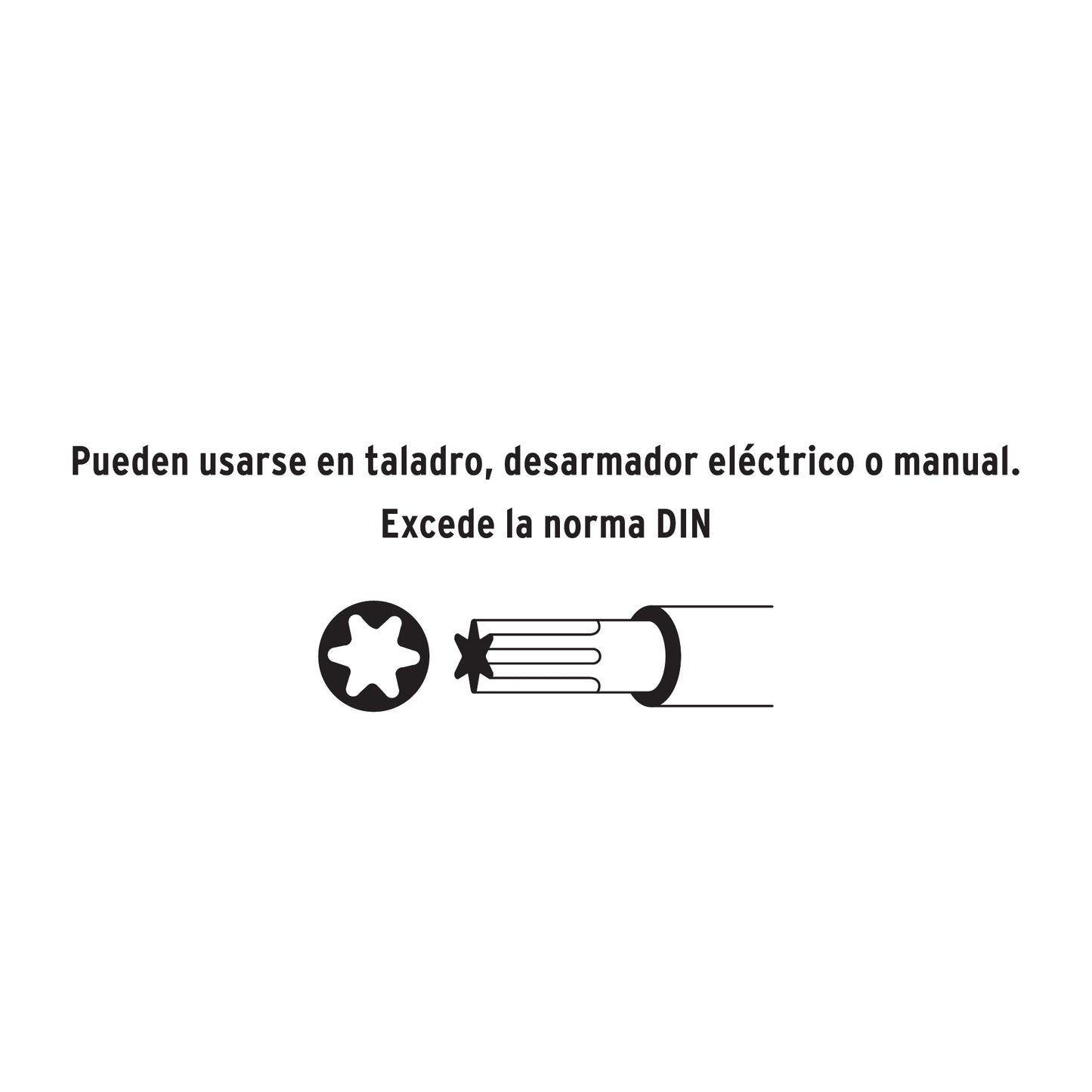 Puntas Torx con Seguro  Juego de 7 piezas