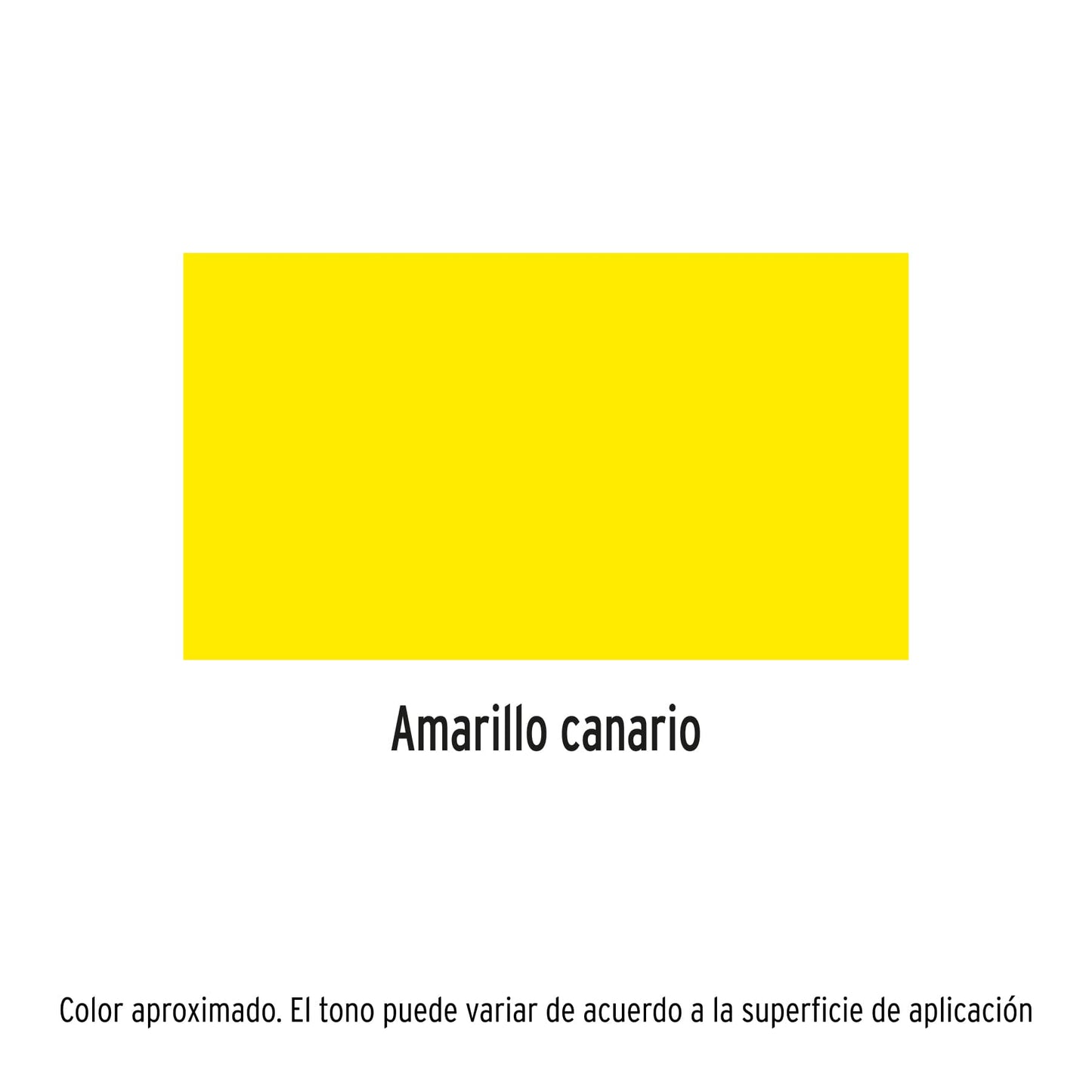 Pintura en aerosol amarillo canario bote esbelto de 400 ml