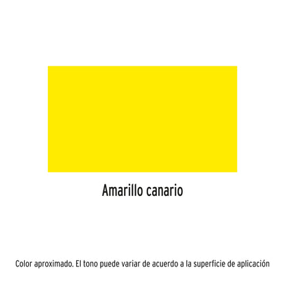 Pintura en aerosol amarillo canario bote esbelto de 400 ml