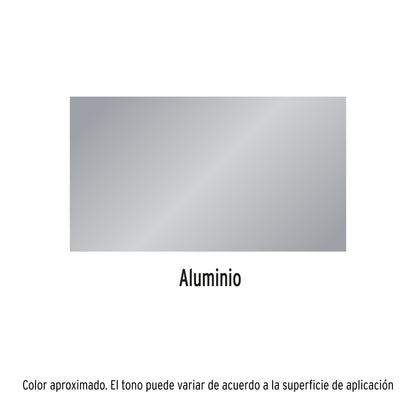 Pintura en aerosol alta temperatura aluminio bote esbelto 400 ml