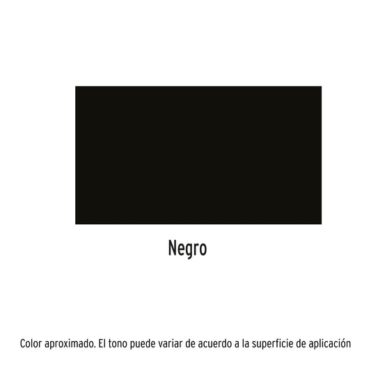 Pintura en aerosol alta temperatura negro bote esbelto 400 ml