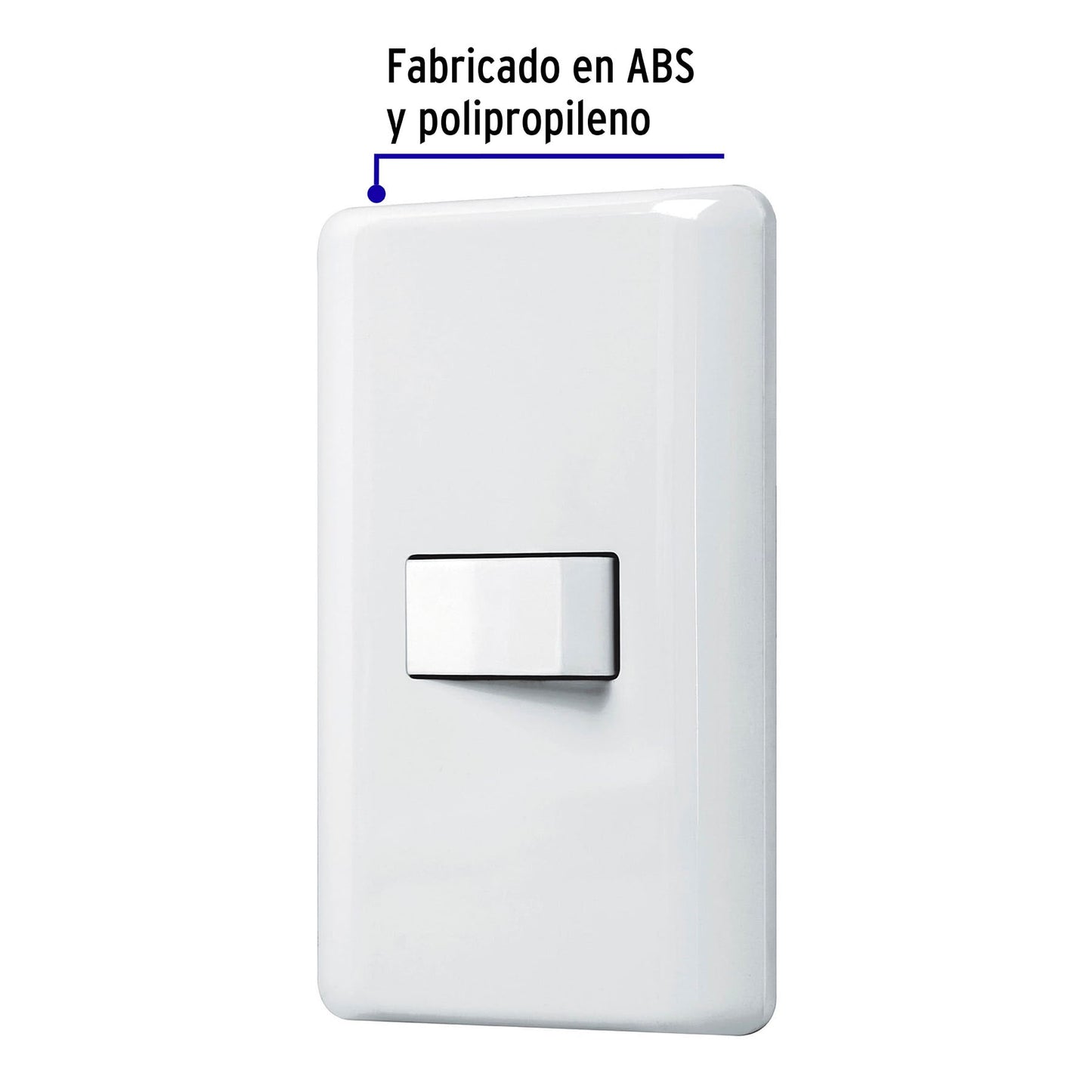 Placa armada con interruptor de 3 vías de línea Basic