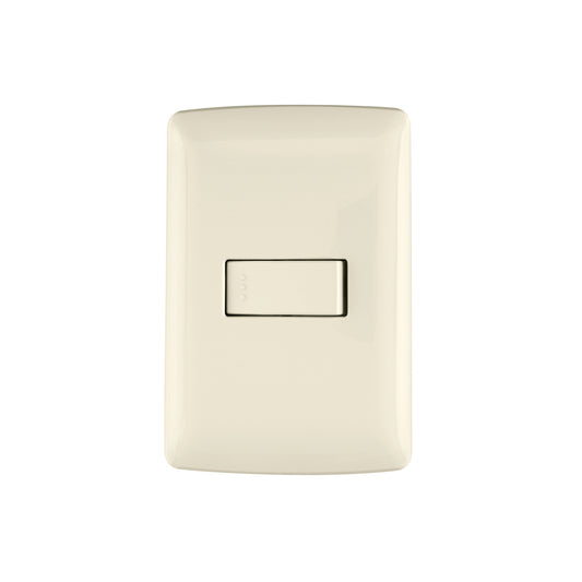Placa armada con interruptor sencillo para línea Italiana