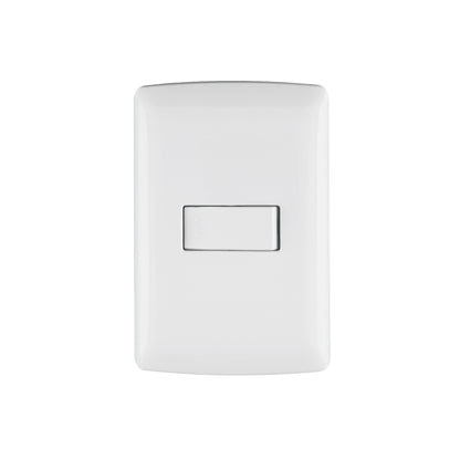 Placa armada con interruptor sencillo para línea Italiana