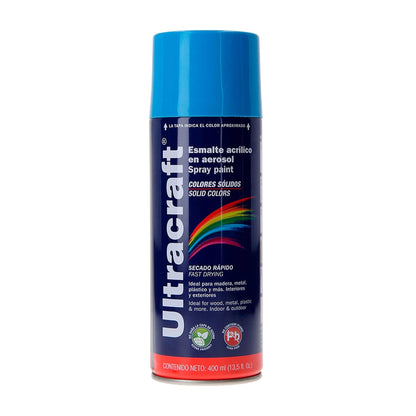 Esmalte acrílico en aerosol azul claro Ultra 400 mlEsmalte acrílico en aerosol azul claro Ultra 400 ml
