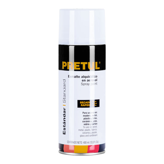 Pintura en aerosol, blanco brillante, 400ml