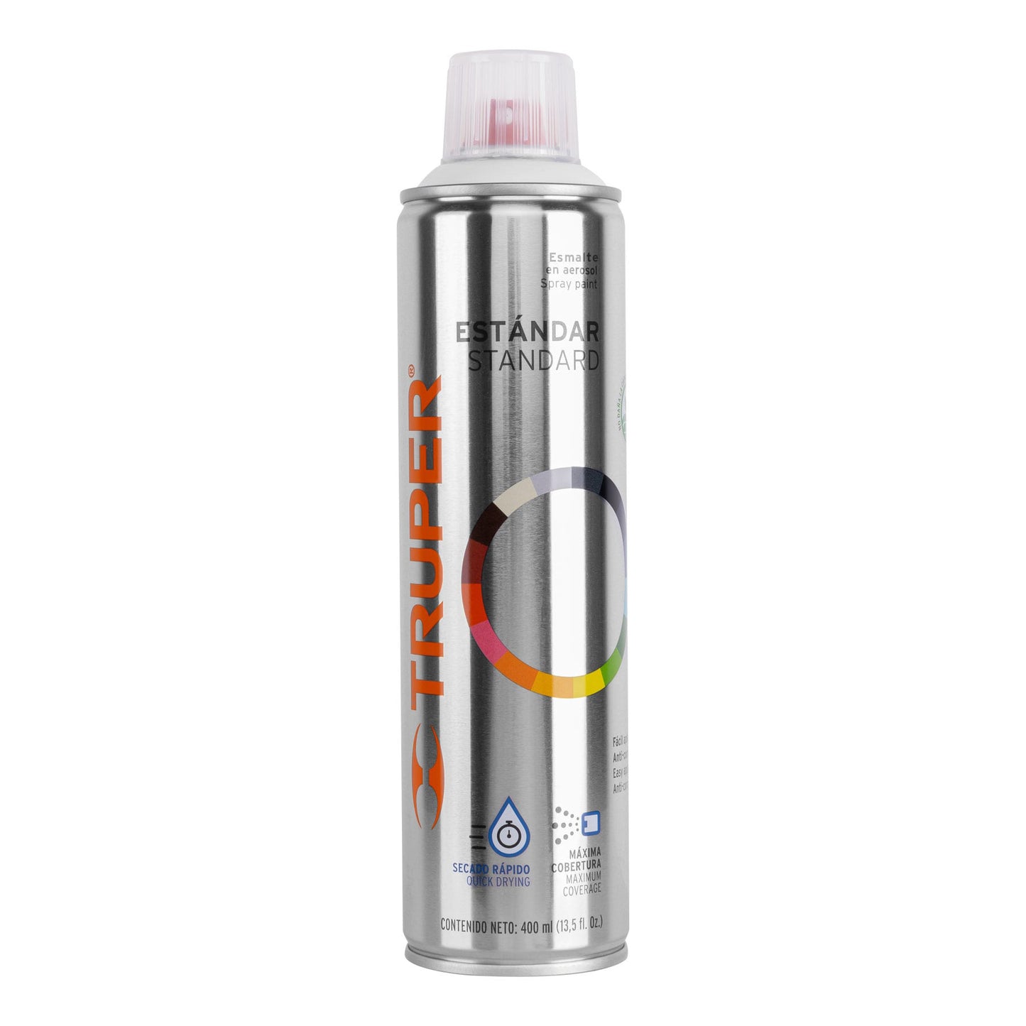 Pintura en aerosol blanco brillante bote esbelto de 400 ml