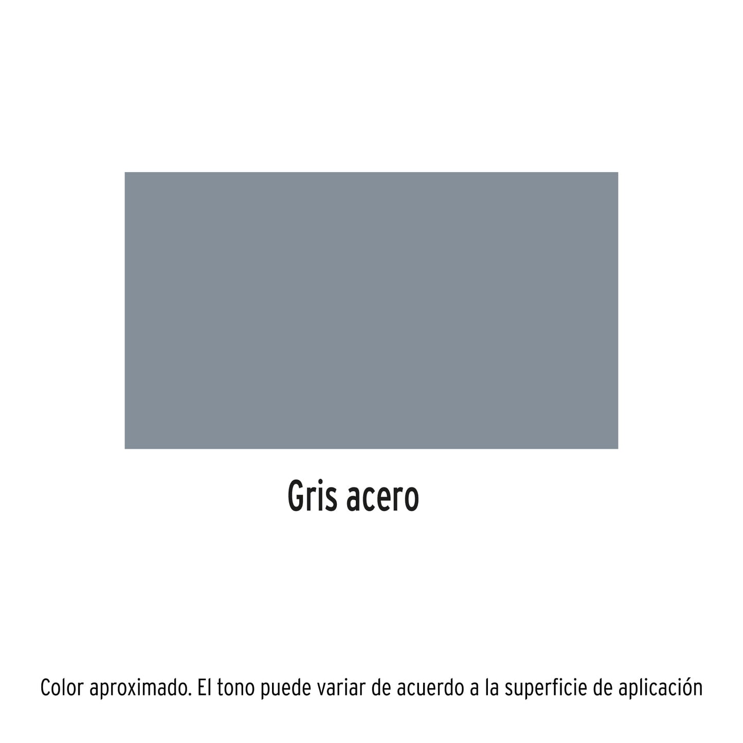 Pintura en aerosol gris acero bote esbelto de 400 ml