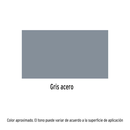 Pintura en aerosol gris acero bote esbelto de 400 ml