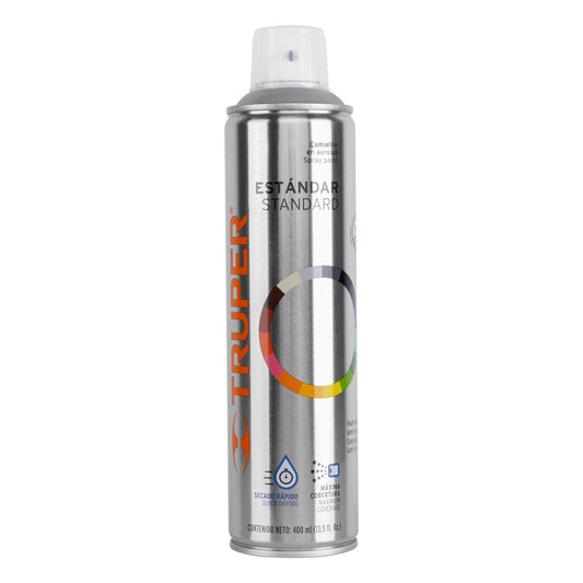 Pintura en aerosol gris claro bote esbelto de 400 ml