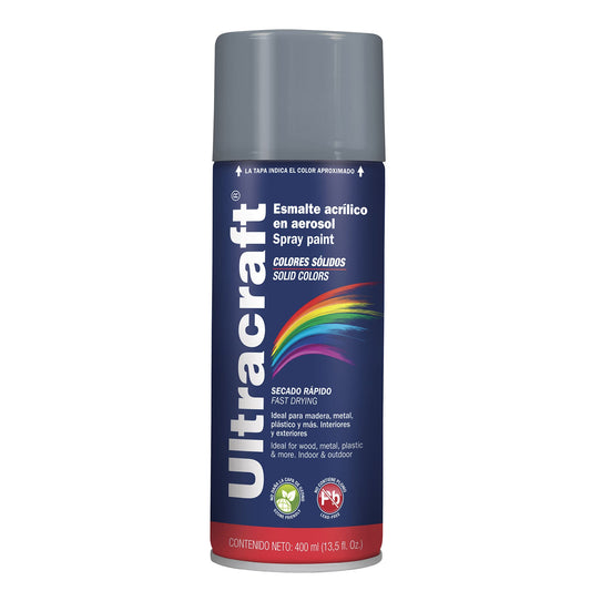 Esmalte acrílico en aerosol gris Ultra 400 ml