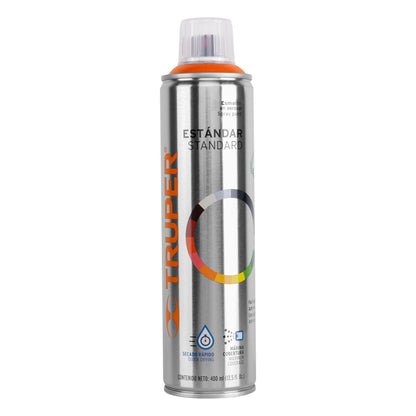 Pintura en aerosol naranja bote esbelto de 400 ml