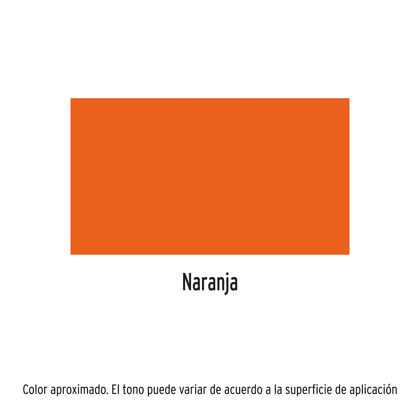Pintura en aerosol naranja bote esbelto de 400 ml