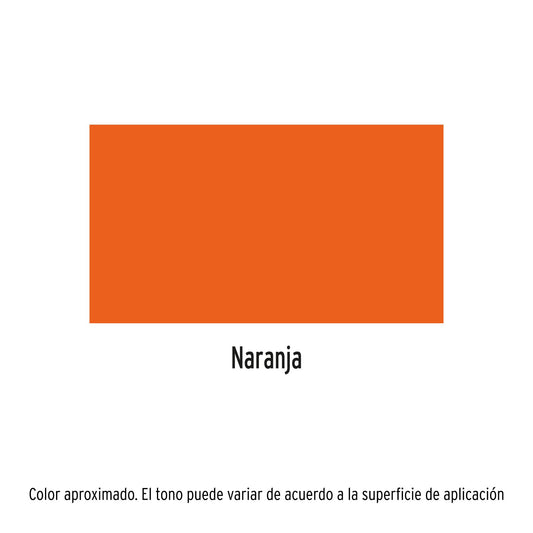Pintura en aerosol naranja bote esbelto de 400 ml