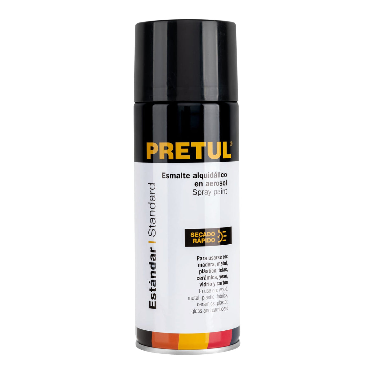 Pintura en aerosol, negro mate, 400 ml