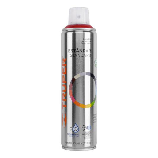 Pintura en aerosol rojo bote esbelto 400 ml