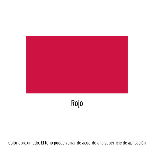 Pintura en aerosol rojo bote esbelto 400 ml