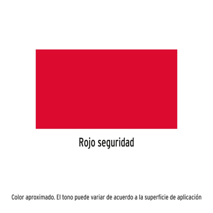 Pintura en aerosol rojo seguridad bote esbelto 400 ml