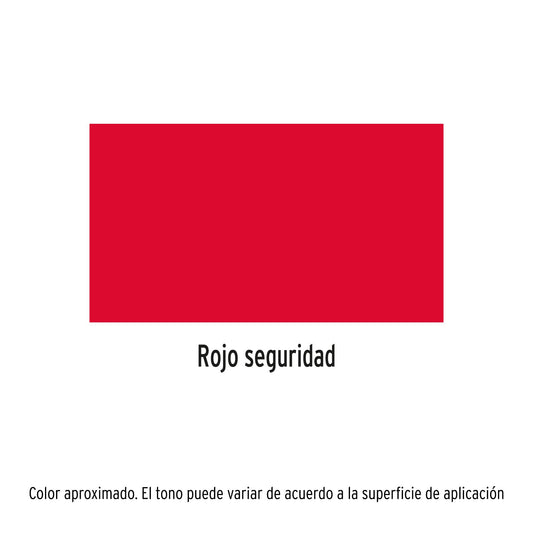 Pintura en aerosol rojo seguridad bote esbelto 400 ml