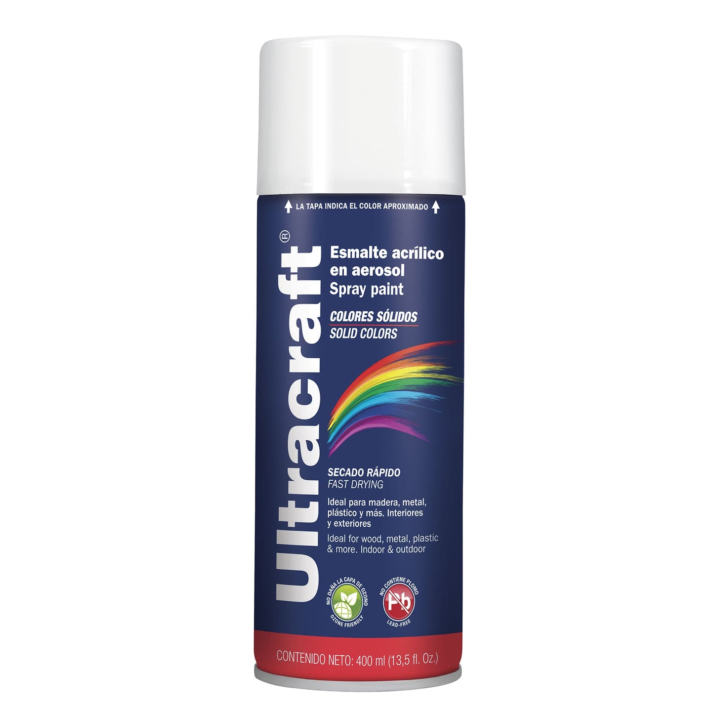 Esmalte acrílico en aerosol laca transparente Ultra 400 ml