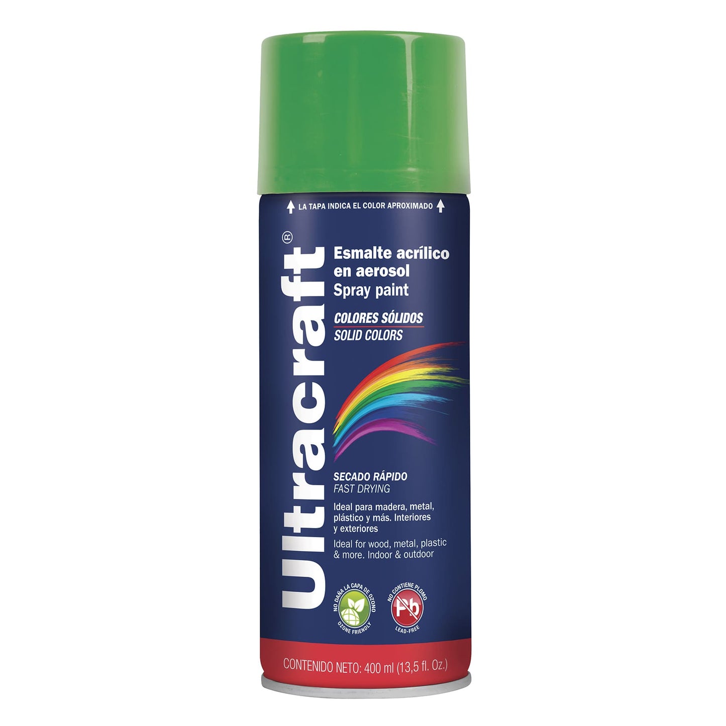 Esmalte acrílico en aerosol verde irlandés Ultra 400 ml