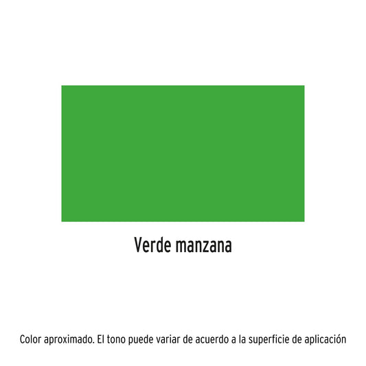 Pintura en aerosol verde manzana bote esbelto 400 ml
