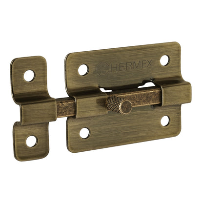 Pasador de barra plana 2", latón antiguo