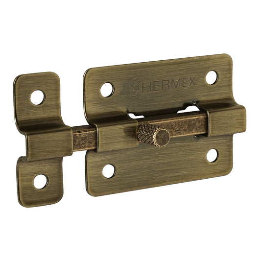 Pasador de barra plana 2", latón antiguo