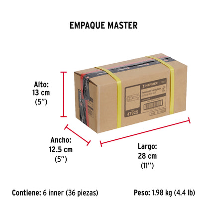 Pasador de barra plana 2", latón antiguo · vista 7