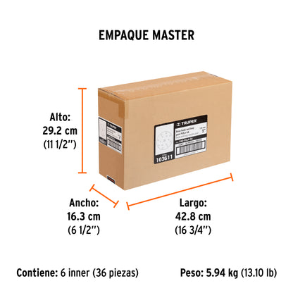 Respaldo de 5" hook and loop para PULA-6A · vista 4