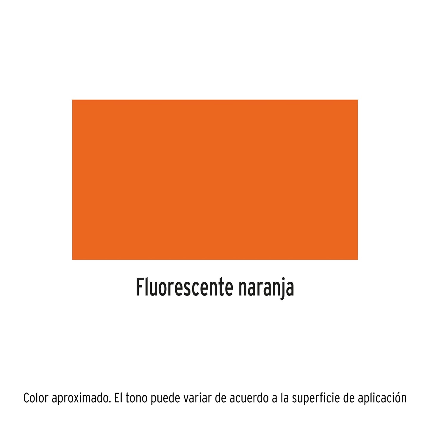 Pintura en aerosol naranja neón bote esbelto 400 ml