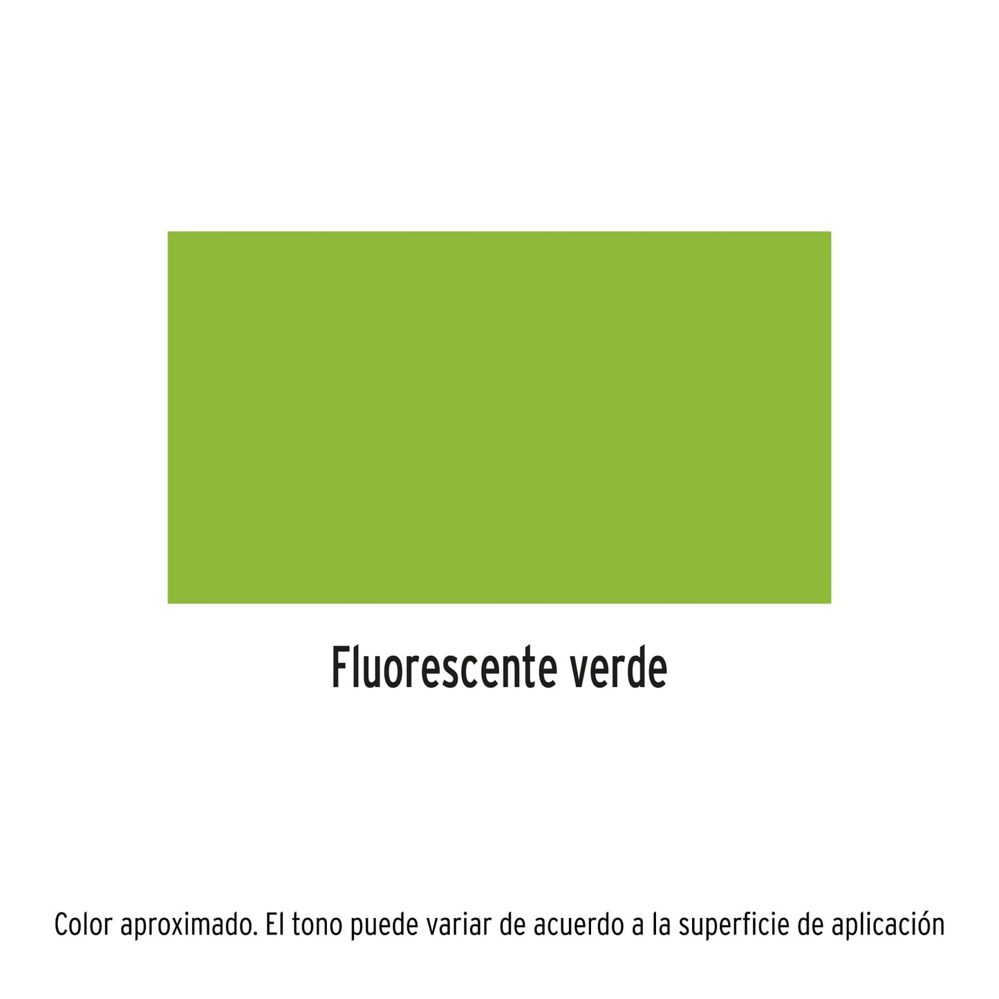 Pintura en aerosol verde neón bote esbelto 400 ml