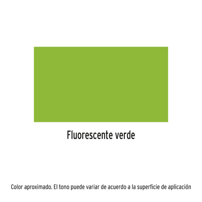 Pintura en aerosol verde neón bote esbelto 400 ml