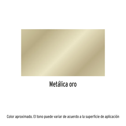 Pintura en aerosol oro metálico bote esbelto 400 ml