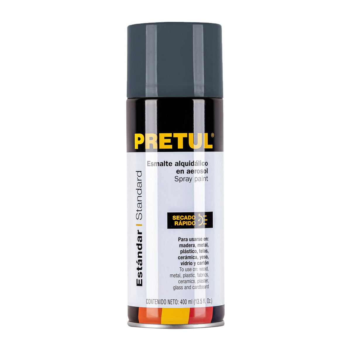 Pintura en aerosol, gris primario, 400 ml