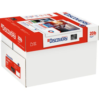Caja de 10 resmas de papel bond Discovery blanco carta 8.5×11 de 75 g/m²