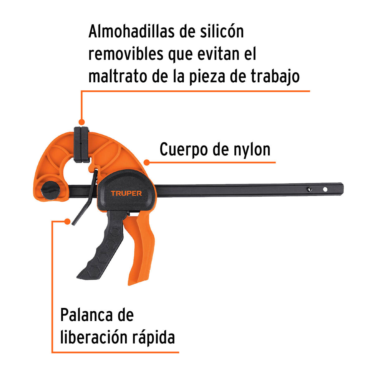 Prensa de ajuste rapido de 12 pulg - SKU 100141