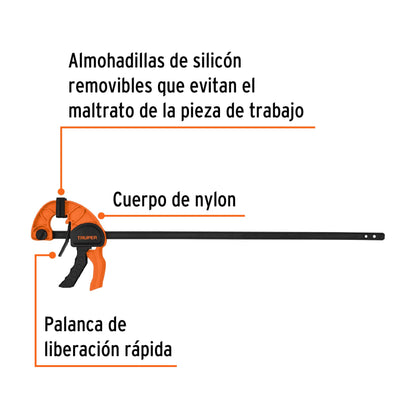 Prensa de ajuste rapido de 18 pulg - SKU 102625