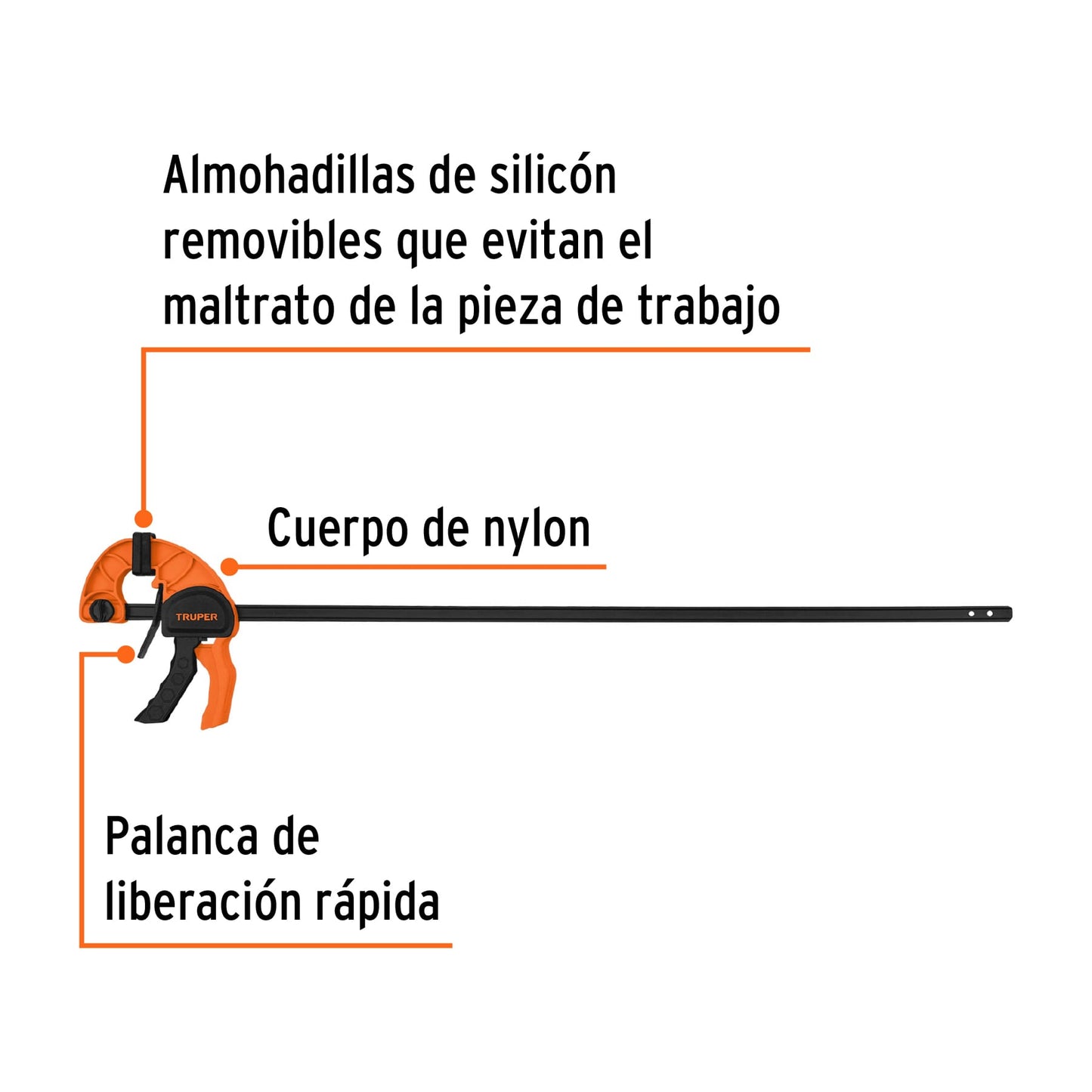 Prensa de ajuste rapido de 24 pulg - SKU 102626