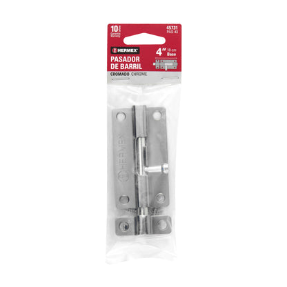 Pasador de barril de acero cromo 4" · vista 4