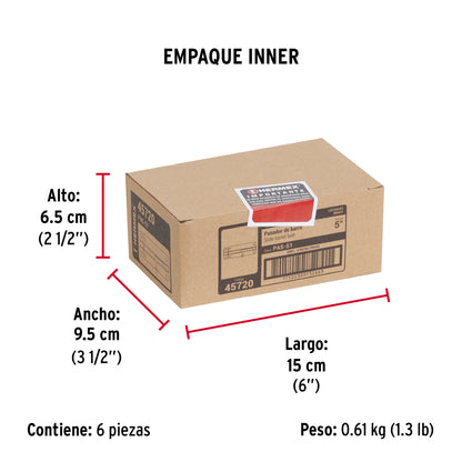 Pasador de barril de acero latón 5" · vista 6