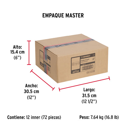 Pasador de barril de acero latón 5" · vista 7