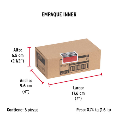 Pasador de barril de acero latón 6" · vista 6