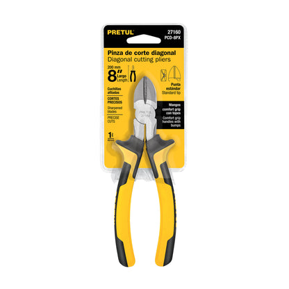 Pinza de corte diagonal 8" mango Comfort Grip · vista 4