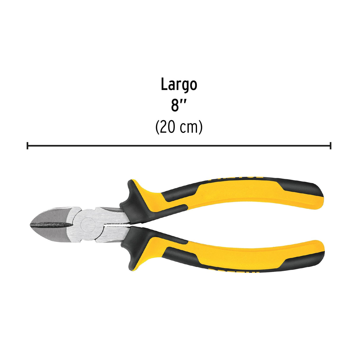 Pinza de corte diagonal 8" mango Comfort Grip · vista 3