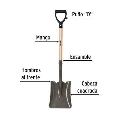 Pala cuadrada