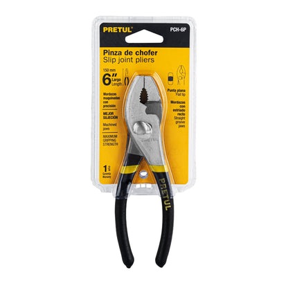 Pinza de chofer 6" mango de PVC