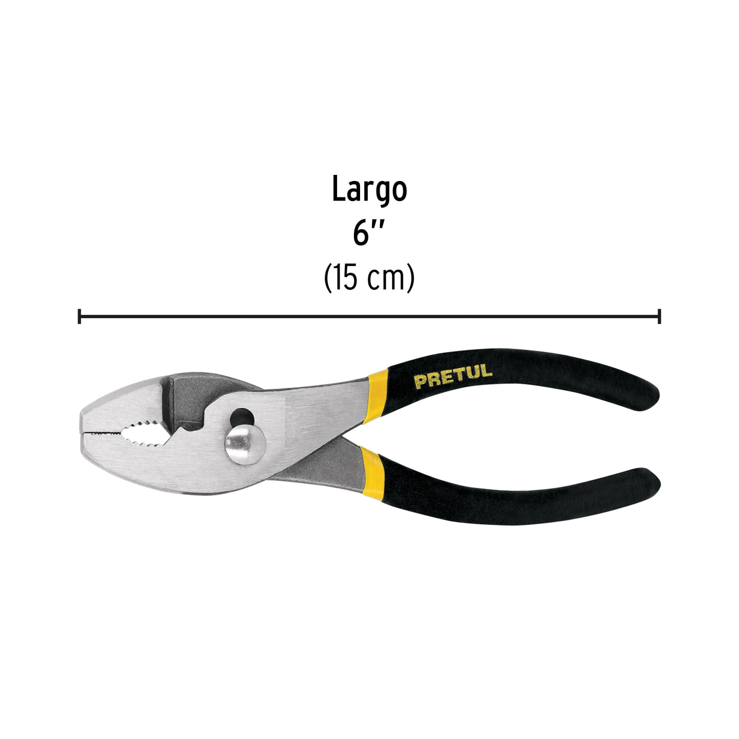 Pinza de chofer de 6 pulgadas con mango de PVC