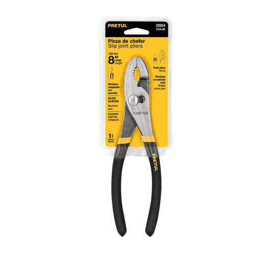 Pinza de chofer 8" mango de PVC